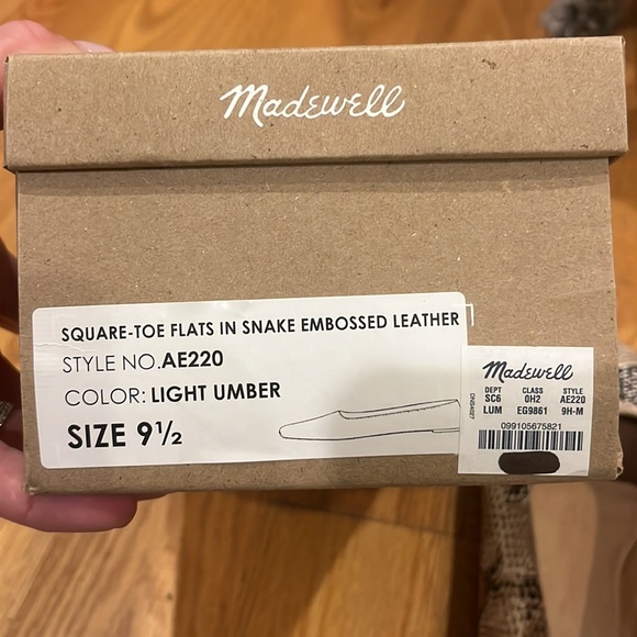 The Cory Flat in Snake Embossed Leather - Picture 8 of 11